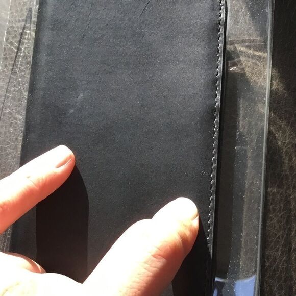 Case Mate iPhone 6 Black Leather Wallet Folio (J) - Picture 7 of 8